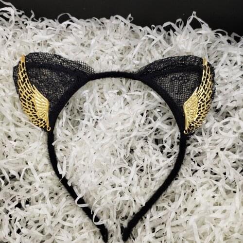 The new queen hair hoop lace ears rockhopper minus age aristocratic women face out hairpin