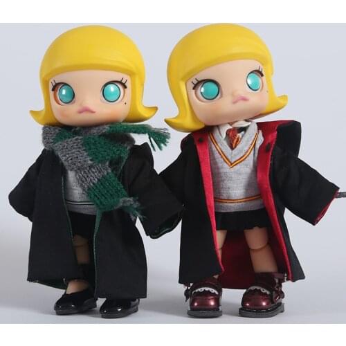 Ob11 doll clothes Molly doll accessories GSC elementary magic school uniform coat scarf pants 1 / 12bjd skirt school uniform set