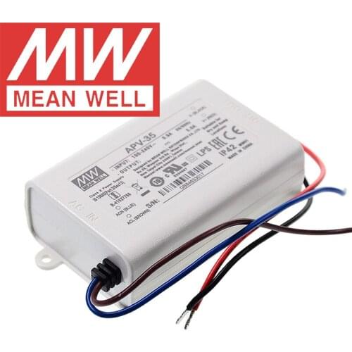 Original Mean Well APV-35-36 meanwell 36V/1A Constant Voltage design 36W Single Output LED Switching Power Supply