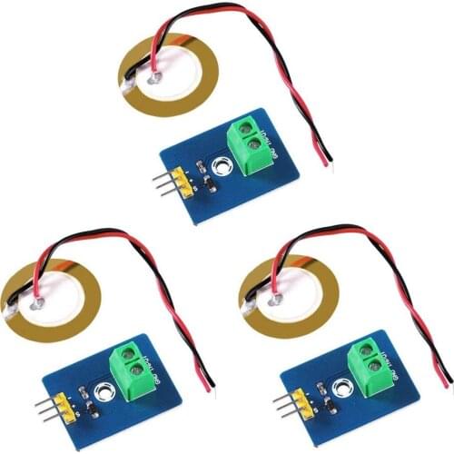 Piezoelectric Sensor Analog Ceramic Vibration Sensor Module Piezo Vibration Sensor Module for Arduino DIY KIT