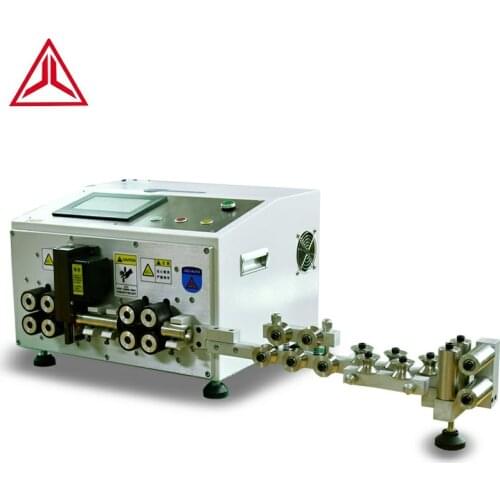 Sheath wire flat cable peeling cutting and twisting machine fully automatic computer wire stripping machine