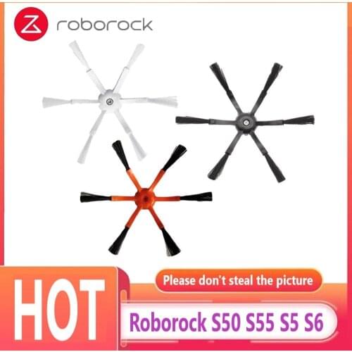 Roborock S50 S51 S55 6 Arms Side Brush Parts Robot Vacuum Cleaner Replacement New Style 6-Arm Brushes Accessroies