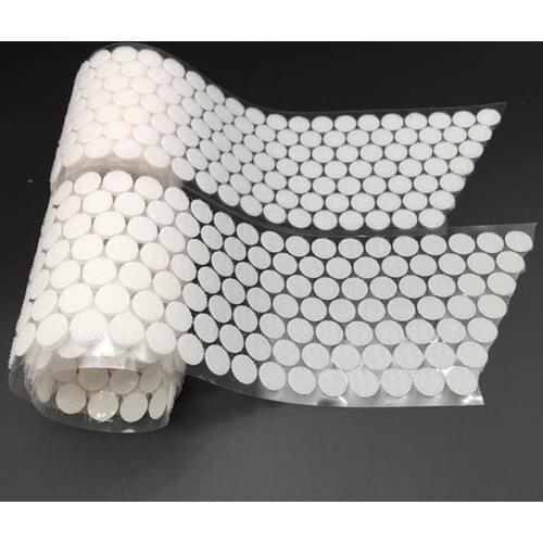 10/15/20/25mm Velcro Dots Self Adhesive Fastener Tape Disc Adhesive Strong Glue Magic Tape Sticker Round Coins Hook Loop Tape