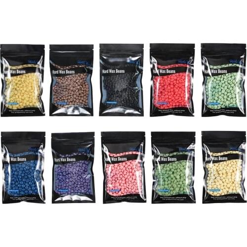 100g Hair Removal Hard Wax Beans Waxing for Back Chest Bikini Legs Depilatory Hot Film Hard Wax Pellet Waxing Beans Dropship