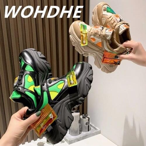 WOHDHE Women Sport Shoes Casual Mesh Comfortable Walking Breathable Outdoor Shoes Mixed-colors Lace-up Round Toe Flat Fashion