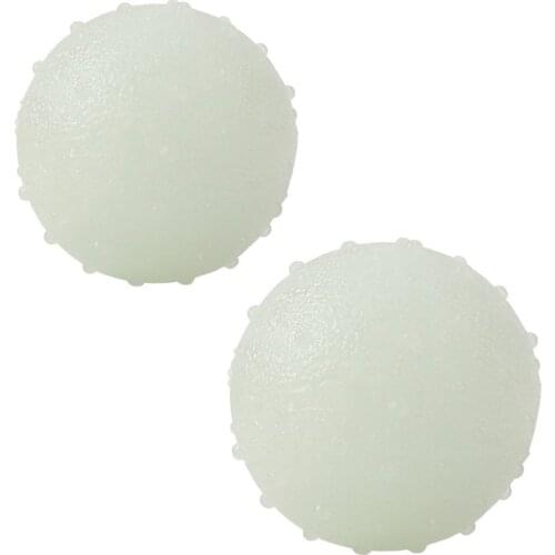 Fun Dog Puppy TPR Rubber Luminous Elastic Ball Tooth Cleaning Chew Training Toy X4YE