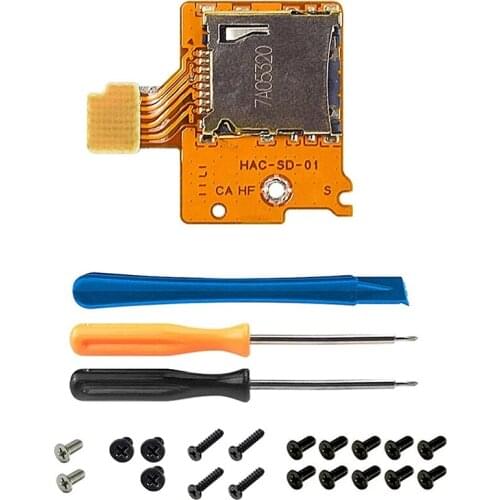 Micro-Sd Card Slot Board Replacement Repair Kit Repair Parts For Nintendo Switch Ns Tf Sd Card Slot