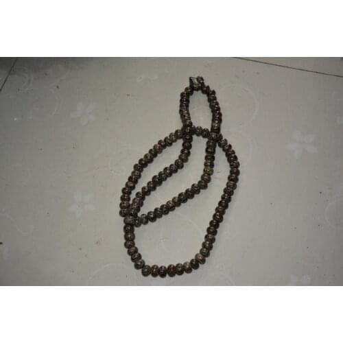 Rare ancient craft Beautiful old Tibetan Natural beads necklace,108 , free shipping