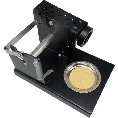 1PCS Metal Iron Solid Metal Base Soldering Iron Bracket Stand Holder Support Station Frame Portable for Electrical Working