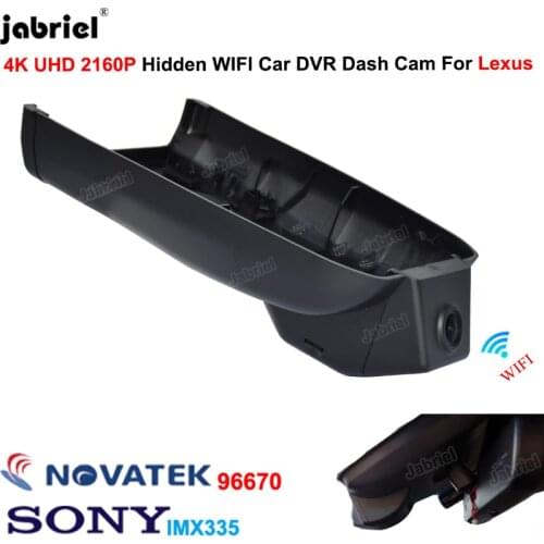 4K 2160P Wifi Dash Cam Night Vision 24H Car DVR Camera for Lexus rx350 rx300 rx330 rx450h Lexus rx400h 2010 2015 2016 2017 2020