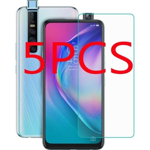 5PCS Tempered Glass HD On For Tecno Camon 15 Air 15 Premier 15 Pro 15pro 15air Camon15 Protective Film Screen Protector cover