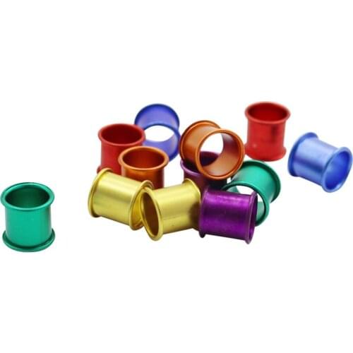 6000Pcs Colourful Pigeons Ring Aluminum 8mm Bird Foot Ring Bird Supplies Parrot Identification tool Brid supplies Parrot harness