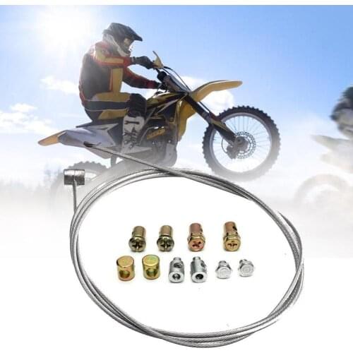 40 Inch Motorcycle Emergency Throttle Cable Brake Clutch Cable Repair Kit With Solderless Nipple For ALL Motorcycles