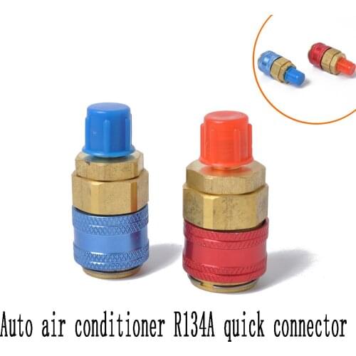 Auto Air Conditioner Qc12 Auto Air Conditioner Fluoride Connector R134A Quick Connector Hvac