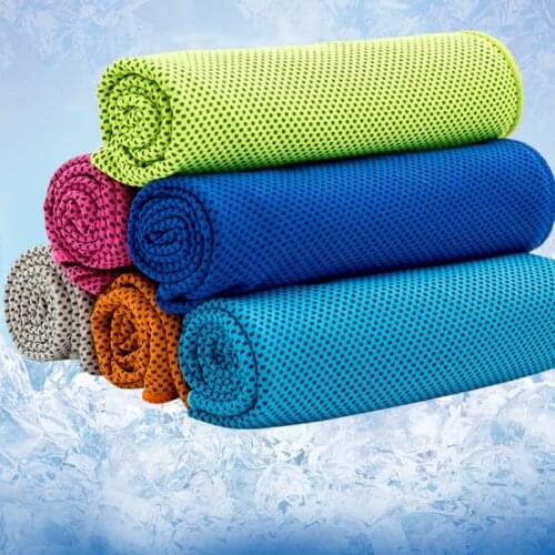 Fitness Fast Cold Feeling Sports Towel Cold Durable Microfiber Quick-drying Ice Towel Yoga Cycling Swimming Outdoor Sports Towel