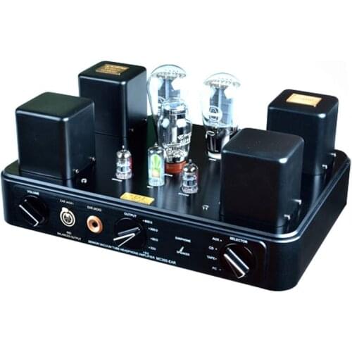 MC300-EAR tube amplifier amp combined with 300B tube class A amplifier, frequency response: 19Hz ~ 45KHz ± 1dB