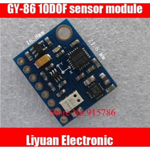 GY-86 10DOF MS5611 HMC5883L MPU6050 module / MWC flight control sensor module