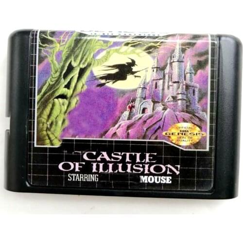 Castle of illusion Starring Mouse 16 bit MD Memory Card for Sega Mega Drive 2 for SEGA Genesis Megadrive