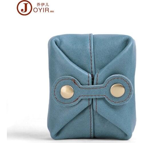 Creative Coin Purse Cowhide Coin Purse Mini Retro Leather Ladies Small Purse Multifunctional Storage Bag Money Bag