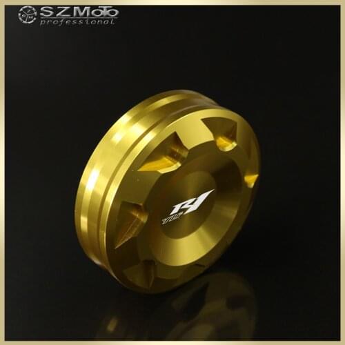 Front Brake Reservoir Cover For YAMAHA YZFR1 YZF R1 YZF-R1 2000-2017 2016 Motorcycle Master Cylinder Oil Fluid Cap With Logo