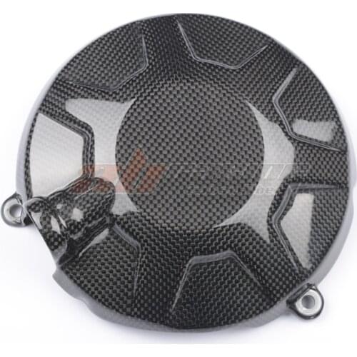 Clutch Cover Engine Cover For MV Agusta Brutale 800 RR RC 2014-2019 Carbon Fiber
