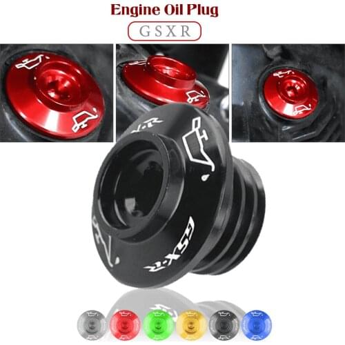 Motorcycle CNC Engine Plug Cover Caps Screws Filter Oil Bolt for Suzuki GSX-R 125 250 600 750 1000 GSXR1000