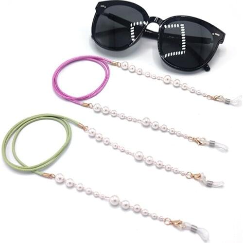 New Wax Thread, Pearl Chain, Glasses Chain, Pearl Glasses Chain, Anti-lost Mask Chain, Glasses Lanyard, Glasses Rope