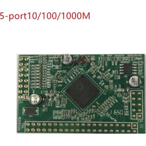 OEM5-port 100M and Gigabit switch motherboard supports customizable screw hole location network switch PBC factory direct design