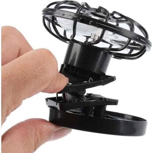 Moving Air Blower Portable Solar Power Fan USB Mini Desk Fan Portable Cooler Quiet Hand Held Cooling Camping Hiking Blower New