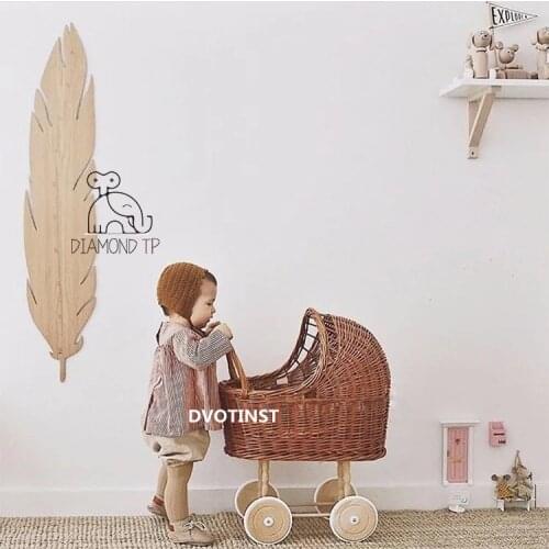 Dvotinst Newborn Photography Props for Baby Retro Rattan Trolley Stroller Fotografia Accessories Studio Shoots Photo Props