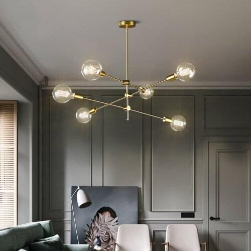 Nordic Pendant Lighting For Kitchen/Dinning Room Modern Bedroom LED Pendant Lamp Luster Luminaire Lampara Golden Light Fixture