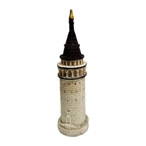 Modern Mediterranean Advertising Galata Tower Figurine trinket baratija حلية орнаментальный