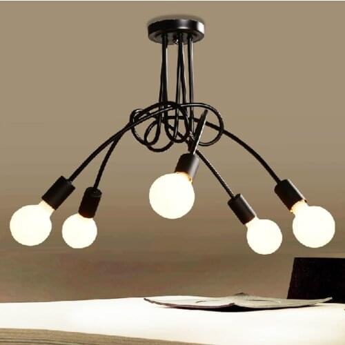 Fixtures Korean lighting arts minimalist living room bedroom pendant lights