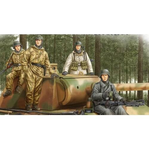 TRUMPETER 84405 1/35 GERMAN PANZER GRENADIERS VOL.2 Assembly Model kits scale model scale vehicle model
