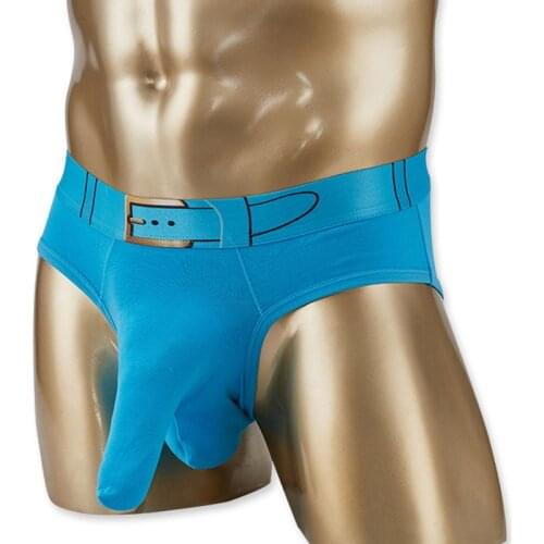 Men Briefs Cotton Underwear Mens Sexy Elephant Nose Big Pouch Briefs Underpants Mens Briefs Underwear Shorts Cueca Male Panties