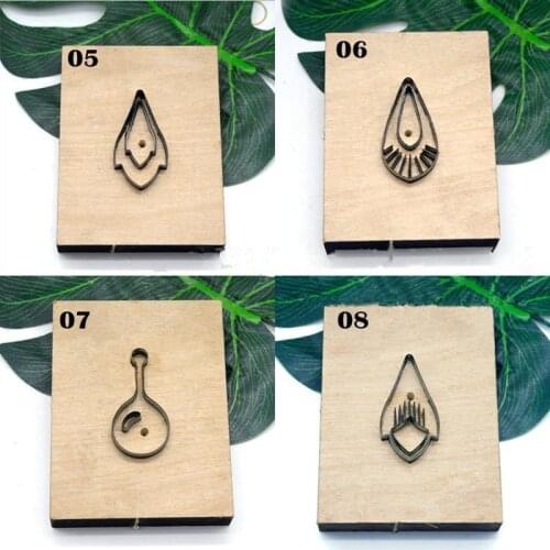Japan Steel Blade Rule Die Cut Steel Punch tool Leaves Earrings Cutting Mold Wood Dies for Leather Cutter for Leather Crafts