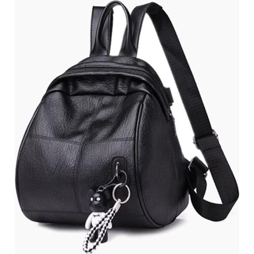 Bagpack Women Leather Backpack Designer Shoulder Bags For Women 2020 Back Pack School Bags For Teenage Girls Mochila Feminina