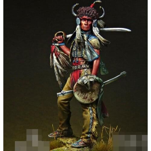 1/24 Sioux Dakota Warrior, 1876, Resin Model figure GK, Unassembled and unpainted kit