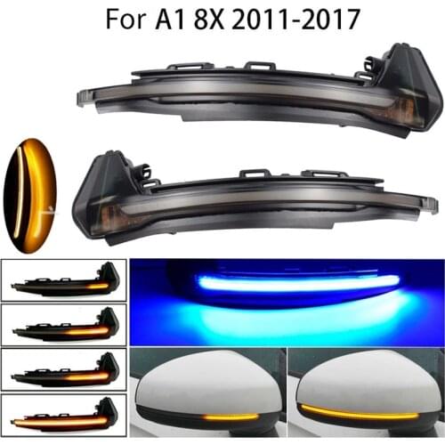 Car Dynamic LED Turn Signal Side Mirror Indicator Light for- A1 ( 8X ) 2011-2018
