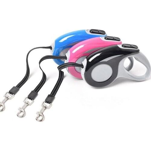 Long Strong Pet Leash For Large Dogs Durable Nylon Retractable Big Dog Walking Leash Leads Automatic Extending Dog Leash Rope