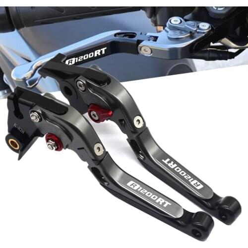 Motorcycle CNC Aluminum Adjustable Folding Brake Levers Handlebar Clutch Accessories For BMW R1200RT r1200rt R1200 RT 2014-2018