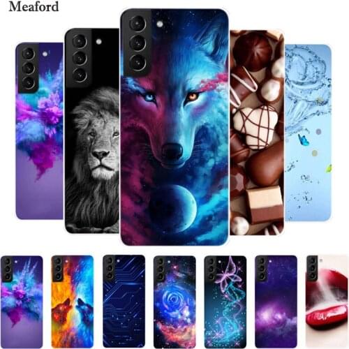 For Samsung S21 Plus Case 2021 Bumper Silicone TPU Soft Phone Cover For Samsung Galaxy S21 Ultra S 21 Plus Cases Cartoon fundas