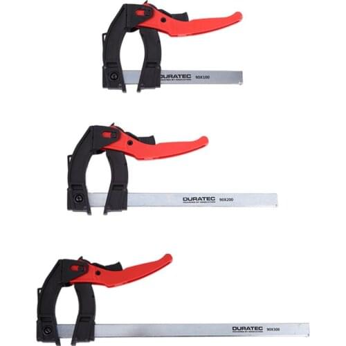 Ratchet F Clamp Woodworking Clamp Quick Grip F Style Bar Wood Clip engineering plastic 120℃ Movable Woodworking Ffixing Clamp