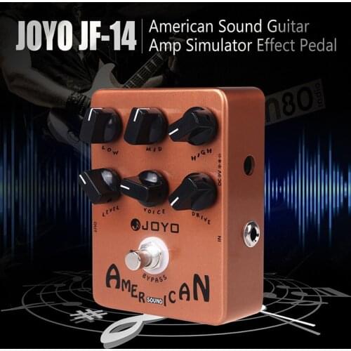 JOYO JF-14 American Sound Guitar Amp Simulator Effect Pedal Guitar Pedal for Guitar Accessories Parts