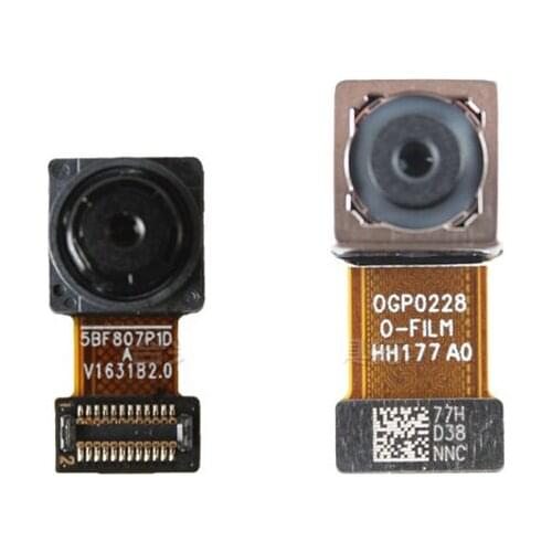 2pcs/lot For Huawei P10lite P10 Lite Back Rear Big Camera Module Flex and Front Small Camera Module