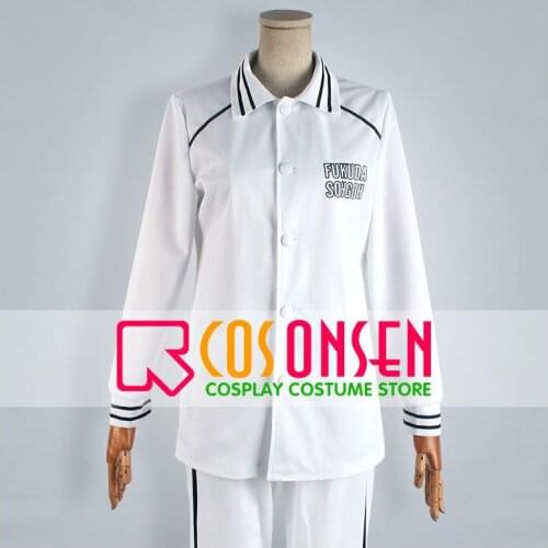 COSPLAYONSEN Kurokos Basketball Fukuda Sogo High Shogo Haizaki Cosplay Costume White Sportswear
