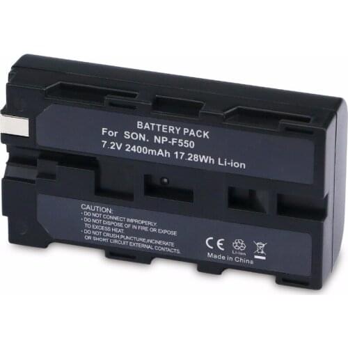 Melasta 7.2v 2400mAh Liion battery for for Sony NP-F330, NP-F530, NP-F550, NP-F570, NP-F730, NP-F750, NP-F930, NP-F950