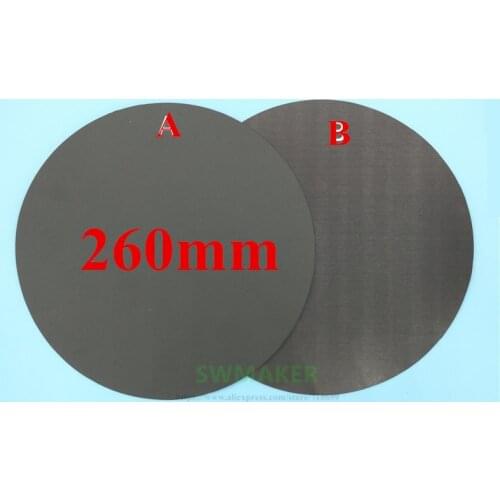 260mm Round Magnetic adhesive Print Bed Tape Print Sticker Build Plate Tape FlexPlate A+B for DIY Kossel/Delta 3D Printer parts