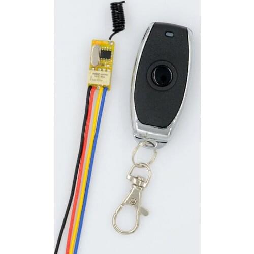 Micro Relay Wireless Remote Control Switch ASK Smart Home RF Mini Receiver Transmitter DC 3.7V 5V 9V 4.2V 12 50PCS/LOTV