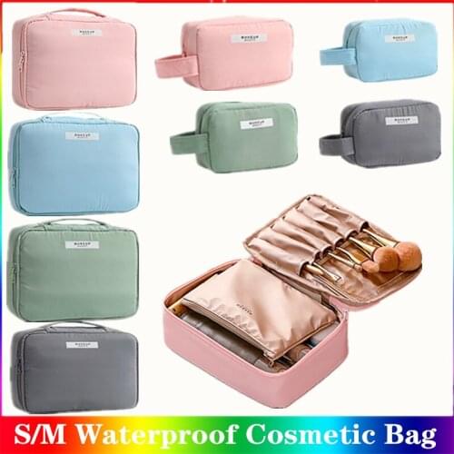 Multifunction Make Up Bag Organizer Portable Young Girl Travel Storage Box Wash Waterproof Cosmetic Bag Makeup Bag Toiletry Bag